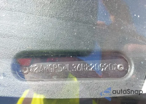 2006 Chrysler Town & Country Touring from USA, damaged, VIN 2A4GP54L36R820920